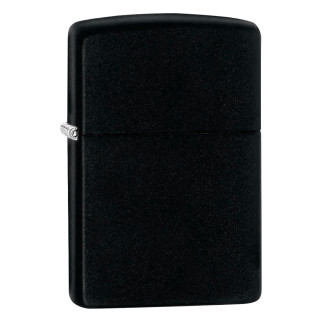 Zippo Accendino a Benzina Ricaricabile ed Antivento Black Matte -