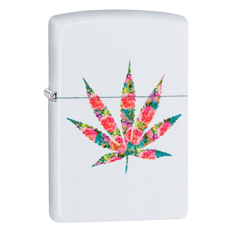 Accendino Zippo mod. 29730 Floral Leaf Design Antivento