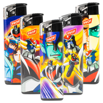 Prof Accendini Maxi Elettronici Fantasia Goldorak - Serie da 5 Accendini