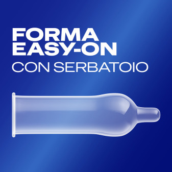 Preservativi Durex Settebello XL Extra Large con Forma Easy On - Confezione da 10 Profilattici