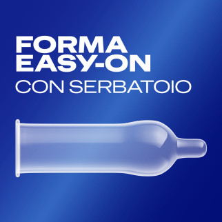 Preservativi Durex Settebello XL Extra Large con Forma Easy On - Confezione da 10 Profilattici