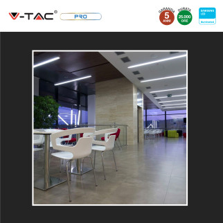 V-Tac Pro VT-151 SMD Tubo LED Nano Plastic T8 G13 20W Lampadina