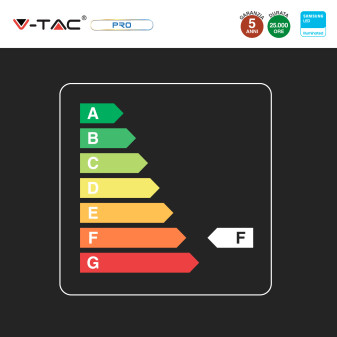 V-Tac Pro VT-151 SMD Tubo LED Nano Plastic T8 G13 20W Lampadina