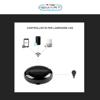 V-Tac Smart Telecomando IR Universale Controllo Dispositivi da Remoto Compatibile con Amazon Alexa