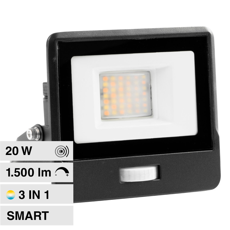 V-Tac Smart VT-5192S Faro LED Wi-Fi Floodlight 20W IP65 CCT
