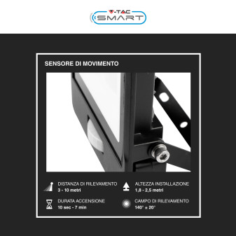 V-Tac Smart VT-5192S Faro LED Wi-Fi Floodlight 20W IP65 CCT