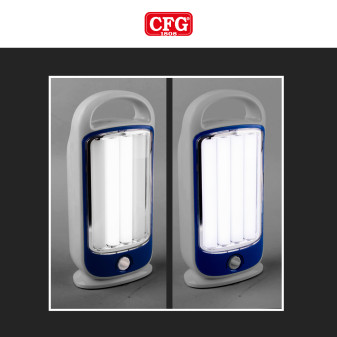 CFG Luce Quadra Andromeda 4 Lampada a Lanterna con 4 Tubi LED