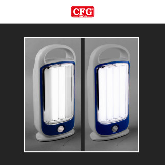 CFG Luce Quadra Andromeda 4 Lampada a Lanterna con 4 Tubi LED