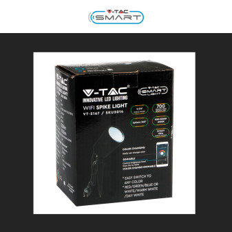 V-Tac Smart VT-5167 Lampada LED da Giardino 7W IP65 RGB+W