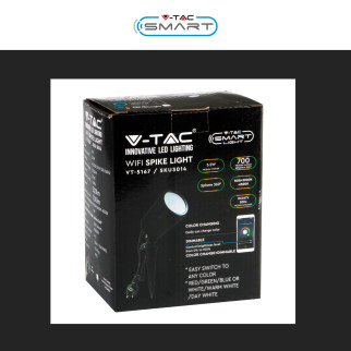 V-Tac Smart VT-5167 Lampada LED da Giardino 7W IP65 RGB+W