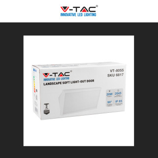 V-Tac VT-8055 Lampada LED da Muro 20W Wall Light SMD Applique