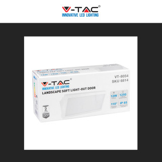 V-Tac VT-8054 Lampada LED da Muro 12W Wall Light SMD Applique