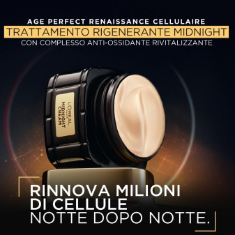 L'Oréal Paris Midnight Cream Crema Notte Anti-Age con Complesso Anti-Ossidante - Barattolo da 50ml