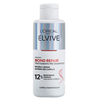 L'Oréal Paris Elvive Bond Repair Trattamento Pre-Shampoo Per Capelli Danneggiati - Flacone da 200ml