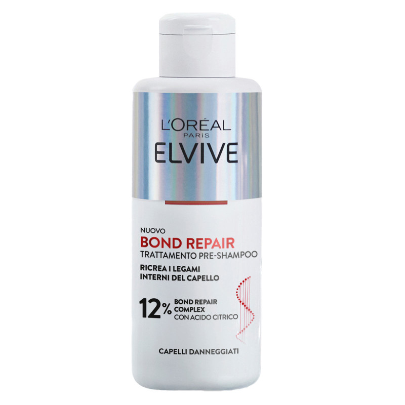 L'Oréal Paris Elvive Bond Repair Trattamento Pre-Shampoo Per Capelli Danneggiati - Flacone da 200ml