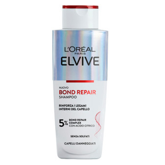 L'Oréal Paris Elvive Bond Repair Shampoo Per Capelli Danneggiati - Flacone da 200ml
