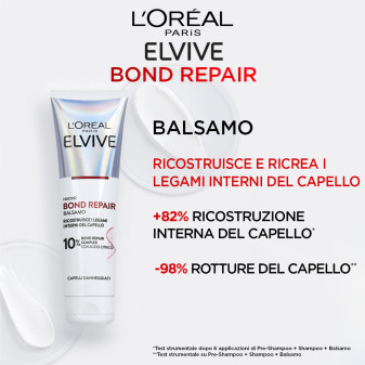L'Oréal Paris Elvive Bond Repair Balsamo Per Capelli Danneggiati - Flacone da 150ml