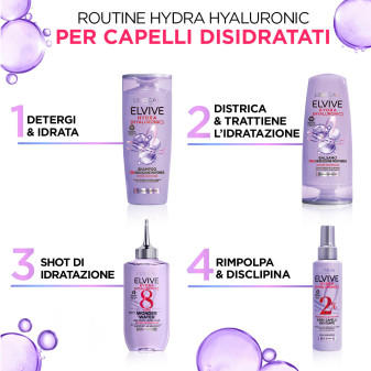 L'Oréal Paris Elvive Hydra Hyaluronic 8 secondi Wonder Water Balsamo Lamellare Per Capelli
