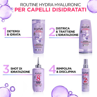 L'Oréal Paris Elvive Hydra Hyaluronic 8 secondi Wonder Water Balsamo Lamellare Per Capelli