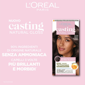 L'Oréal Paris Casting Natural Gloss Trattamento Colorante Ultra-Glossy Tono su Tono 223 Bruno