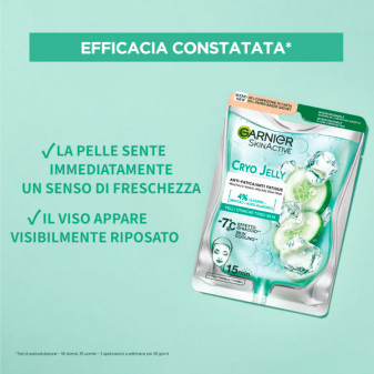 SkinActive Cryo Jelly Maschera Viso Anti-Fatica Garnier