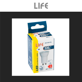 Lampadina LED GU10 4W Faretto Spotlight MR11 SMD Life