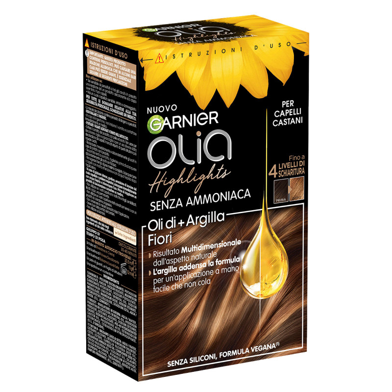 Olia Trattamento Decolorante Capelli Castani Garnier