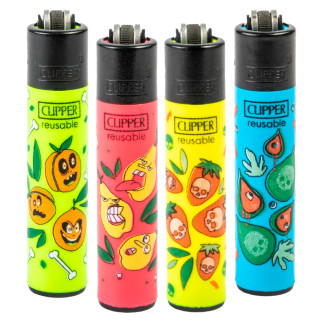Clipper Juicy Dreams - Serie da 4 Accendini a Pietrina