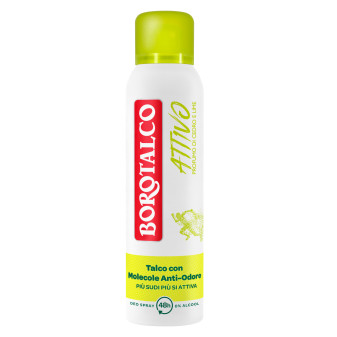 Attivo Deodorante Deo Spray 48h Cedro Lime 150ml Borotalco