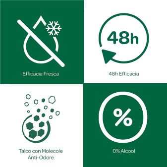 Attivo Deodorante Deo Spray 48h Talco con Molecole Borotalco
