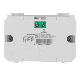 MAPAM Segnapasso 503 5W 550Lm ART IP55 4000K - mod. 832/4000 - Compatibile con BTicino LIVING