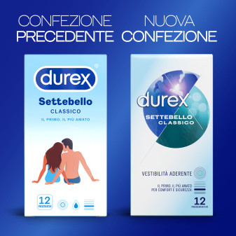 Settebello Classico Preservativi - 12 Profilattici Durex