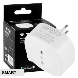 VT-5175 Presa 10/16A 2P+T Wi-Fi Spina 16A 2P+T V-Tac Smart
