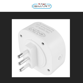 VT-5175 Presa 10/16A 2P+T Wi-Fi Spina 16A 2P+T V-Tac Smart