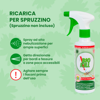 Insetticida Acaricida da Piretro Naturale 1L Bio Kill