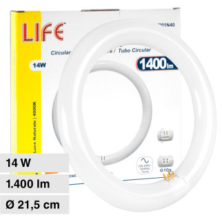 Circolina T9 LED G10q 14W SMD Lampadina Ø21.5cm Life