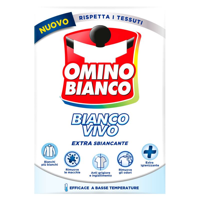 Additivo in Polvere Bianco Vivo Extra Sbiancante OminoBianco