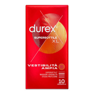 Preservativi Durex Supersottile XL Extra Large da 10