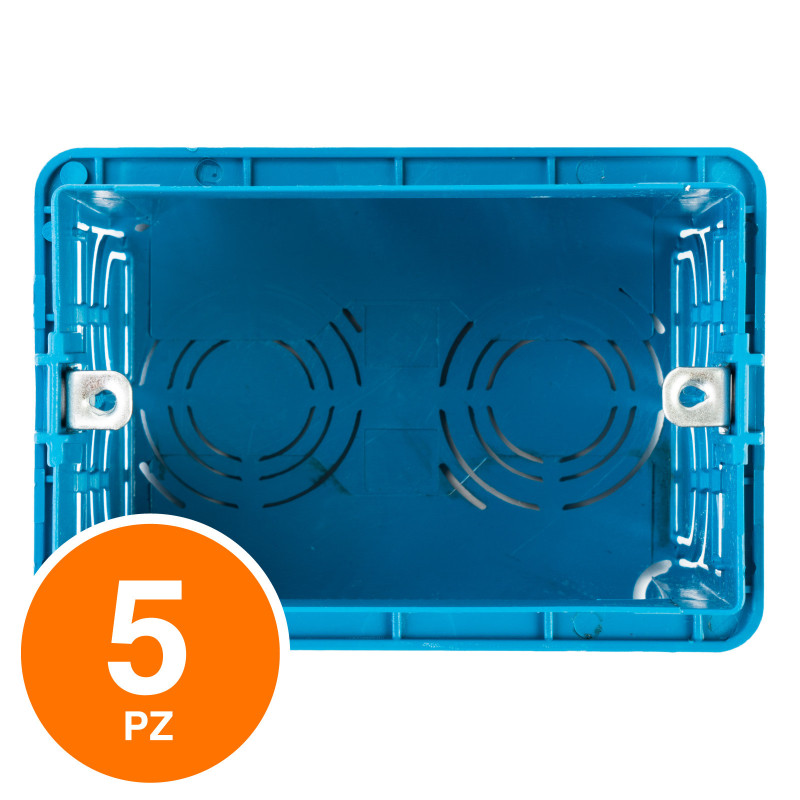 Scatola da Incasso a 3 Posti Rettangolare IP40 Ecova