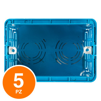 Scatola da Incasso a 3 Posti Rettangolare IP40 Ecova