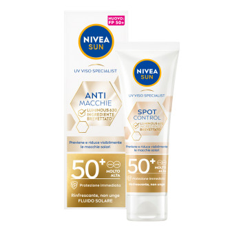 Crema Solare Viso Anti-Macchie SPF 50+ Luminous630 Nivea Sun