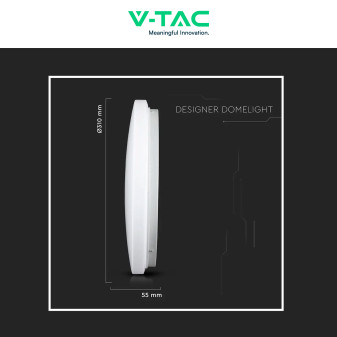 VT-8418 Plafoniera LED Tonda 18W SMD CCT 3in1 V-Tac Gallery