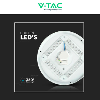 VT-8418 Plafoniera LED Tonda 18W SMD CCT 3in1 V-Tac Gallery