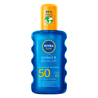 Crema Solare Protect & Dry Touch SPF 50 da 200ml Nivea Sun