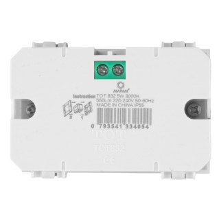 MAPAM Segnapasso 503 5W 550Lm ART IP55 3000K - mod. 832/3000 - Compatibile con BTicino LIVING