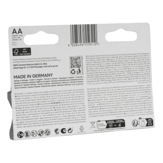 LongLife Power Batterie AA LR6 Stilo Mignon 1.5V Varta