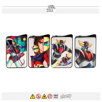 Espositore Goldorak Ufficiale con 12 Accendini Champ