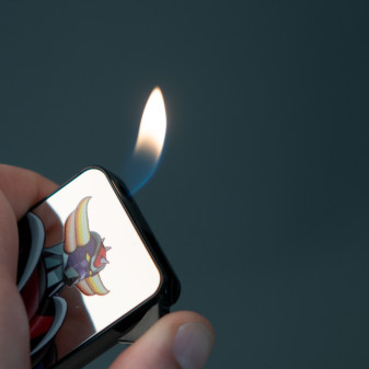 Espositore Goldorak Ufficiale con 12 Accendini Champ