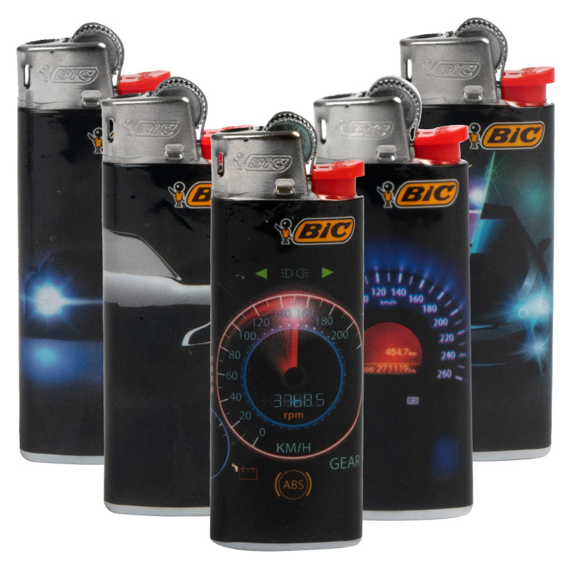 Bic Mini J25 Fantasia Cars 5 Accendini a Pietrina