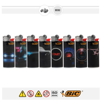 Bic Mini J25 Fantasia Cars 5 Accendini a Pietrina